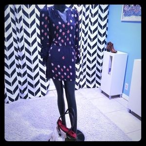 Light and comfortable navy blue dress